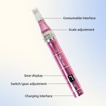 Dermapen Manufacturer - TBPHP M1 Upgraded Electric Wireless with LCD Screen & 2 Cartridges for Face Body
