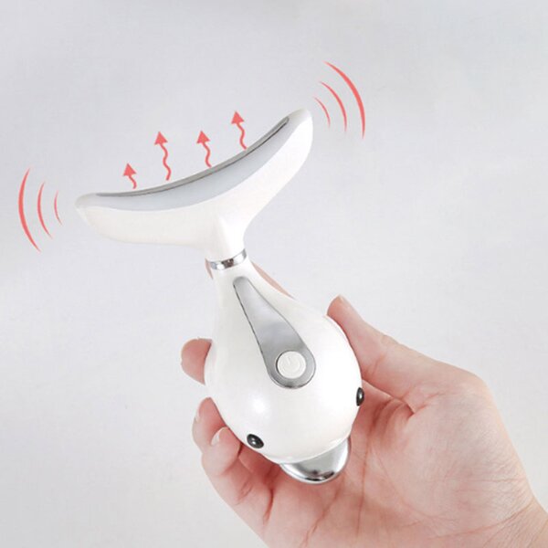 Face Massager Manufacturer - Portable USB Cordless Anti-Wrinkle with LED Light Therapy for Neck Care & Skin Tightening