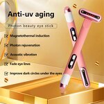 LED Eye Care Equipment Manufacturer - Silicone and Aluminium Infrared Light Therapy Handheld for Face Eye Lift Massage