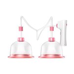 Breast Enlargement Machine Manufacturer - Vacuum Negative Pressure Cupping with 125mm/135mm Cups & 1200mAh Battery Home