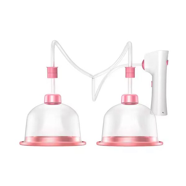 Breast Enlargement Machine Manufacturer - Vacuum Negative Pressure Cupping with 125mm/135mm Cups & 1200mAh Battery Home