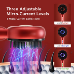 Scalp Massage Device Manufacturer - Anti Hair Loss Led Electric Oil Growth Treatment Root Comb