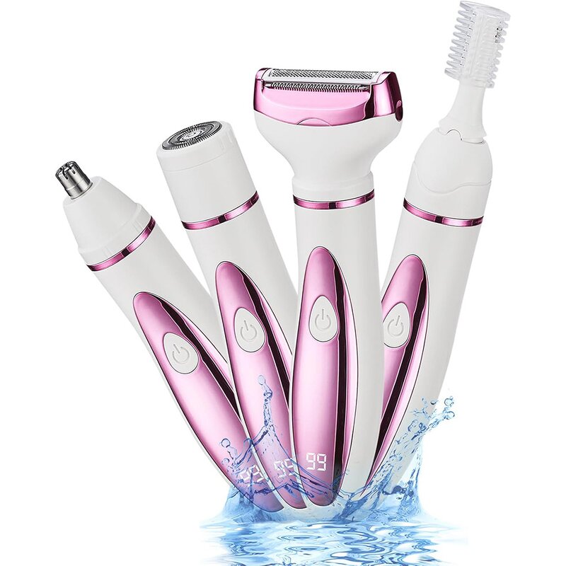 Hair Epilator Manufacturer - Cordless 4 in 1 Rechargeable Women Men Body Hair Removal Trimmer