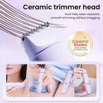 2 in 1 Electric Epilator Manufacturer - High Quality Women Body Bikini Nose Armpit Hair Trimmer