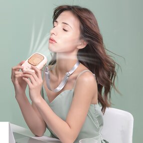 Mini Hand Fan Manufacturer - 2025 Best Seller Travel USB Rechargeable Portable Neck Cooling Fan