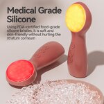 Facial Cleansing Brush Manufacturer - Hot Sale Purple Pink Blue Black Electric Silicone Skin Scrubber