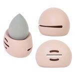 Makeup Sponge Holder Manufacturer - Custom Washable Soft Travel Face Sponges Container Box Silicone Storage