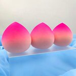 Makeup Sponge Manufacturer - 2023 Free Sample Fart Peach Shape Soft Gradient Color Cosmetic