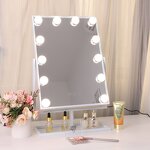 Makeup Mirror Manufacturer - OEM Handheld LED Light Wholesale Low MOQ Custom LOGO Plastic Travel Portable