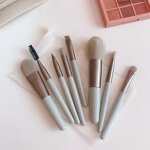 Makeup Brush Set Manufacturer - 2023 Popular Cheap 8pcs MINI Travel Super Soft Portable Full Manufacturer