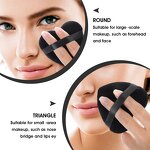 Powder Puff Manufacturer - Private Label Cosmetic Puff Dry Wet Use Heart Shape Unique Small Pink