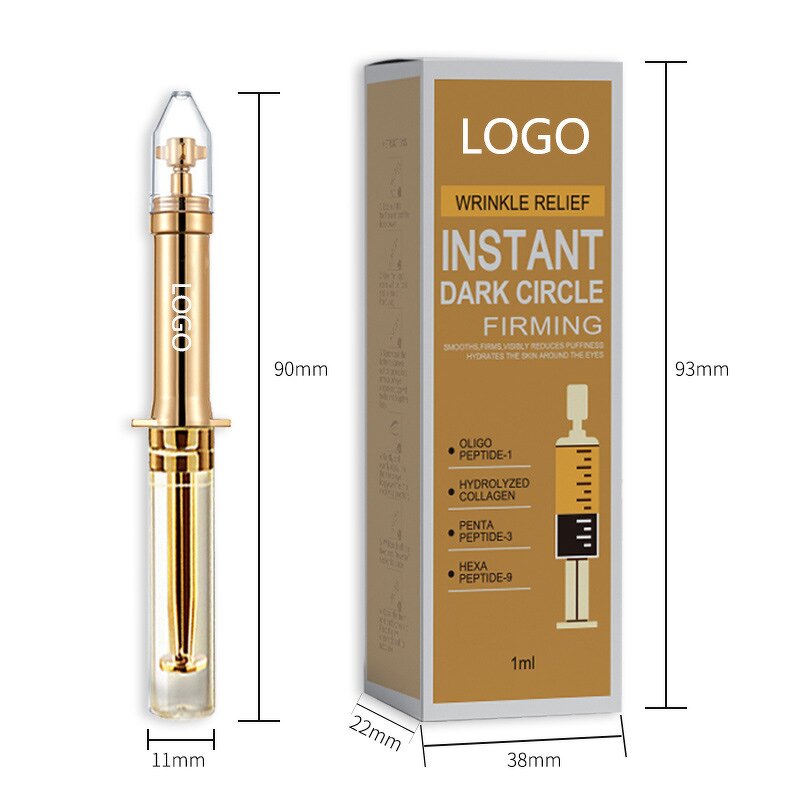 Eye Serum Manufacturer - Private Label 60 Seconds Instant Wrinkle Area Moisturizer for Dark Circles