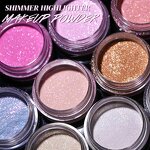 Loose Highlighter Powder Manufacturer - OEM Wholesale Diamond for Face Body Foundation with Sifter & Puff