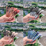 Makeup Brush Set Manufacturer - 2023 Popular Cheap 8pcs MINI Travel Super Soft Portable Full Manufacturer