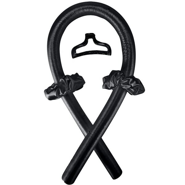 Hair Curler Manufacturer - OEM LOGO Promotional Soft Roller Curling Ribbon Flexible Heatless Sponge Rods Satin Silk