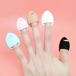 Makeup Sponge Manufacturer - New Finger Mini Air Cushion Puff for Powder Concealer