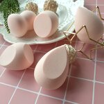 Makeup Sponge Manufacturer - Free Sample Light Pink Non Latex and Vegan Private Label Beauty Sponge Blender