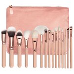 Makeup Brush Set Manufacturer - Professional 15pcs Classic Power Soft Synthetic Hair Private Label