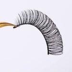 False Lashes Manufacturer - C D Curl Strip Russian Volume Eyelash Extensions Deep Curl Faux Mink