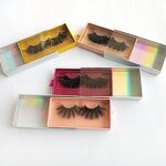Strip Eyelash Manufacturer - Wholesale 3D/5D/6D/25mm Colored Extension Real Mink Private Label Packaging Box
