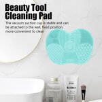 Makeup Brush Cleaner Mat Manufacturer - Silicon Cleaning Pad Portable Washing Tool Scrubber