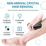 Hair Remover Manufacturer - 2023 New Arrivals Painless Physical Magic Epilator Crystal Hair Eraser Scrub Private Label