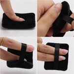 Powder Puff Manufacturer - Triangle Loose Powder Face Thick Soft Cotton Private Label Finger Velour Velvet