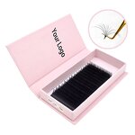 Eyelash Extensions Manufacturer - Volume Faux Mink Split Tip Cashmere Ellipse Matte Flat Individual Tray