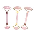 Facial Roller Manufacturer - OEM Hot Sales Skin Care Tools Custom 100% Natural Crystal Rose Quartz Gua Sha Jade