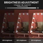 Makeup Mirror Manufacturer - OEM Handheld LED Light Wholesale Low MOQ Custom LOGO Plastic Travel Portable