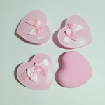Makeup Sponge Manufacturer - Heart Bowknot Marshmallow Puff for BB Cream Foundation Dry and Wet Dual-Use