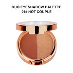 Eye Shadow Palette Manufacturer - Private Label Custom Brand Double Mini Travel Glitter with Gold Package