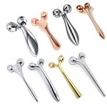 Face Massage Roller Manufacturer - Private Label Microcurrent V Face Lifting 360 Rotate Manual Body 3D