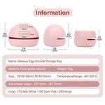 Makeup Sponge Holder Manufacturer - Custom Washable Soft Travel Face Sponges Container Box Silicone Storage