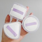 Makeup Sponge Puff Manufacturer - Triangle Shape for Liquid Powder Foundation Wet & Dry Super Soft Mochi Air Cushion