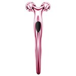 Face Massage Roller Manufacturer - Private Label Microcurrent V Face Lifting 360 Rotate Manual Body 3D