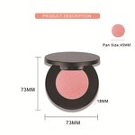 Blush Compact Manufacturer - Custom Logo Private Label Cheek Single Vegan Long Lasting High Pigment Pressed Powder