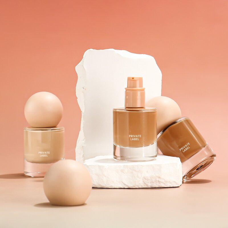 Liquid Foundation Manufacturer - Private Label Full Coverage Moisturizing Brightening Waterproof Long Lasting for Women