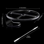 Makeup Mixing Plate Manufacturer - Private Label Clear Acrylic Hand Plate for Foundation or Nail Art