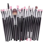 Makeup Brush Set Manufacturer - 20pcs Private Label Pincel De Maquiagem White/Rose Gold Professional Women Kit