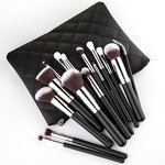 Makeup Brush Set Manufacturer - Professional 15pcs Classic Power Soft Synthetic Hair Private Label