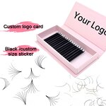 Eyelash Extensions Manufacturer - Volume Faux Mink Split Tip Cashmere Ellipse Matte Flat Individual Tray