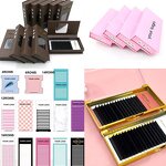 Eyelash Extensions Manufacturer - Volume Faux Mink Split Tip Cashmere Ellipse Matte Flat Individual Tray