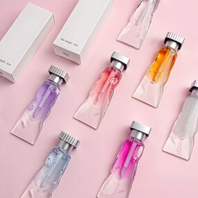 Lip Plumper Oil Manufacturer - Hot Selling Ice Chunks Plant Clear Vegan Customized Scent Plump