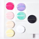 Powder Puff Manufacturer - Round Loose Powder Face Thick Soft Cotton Private Label Finger Velour Velvet