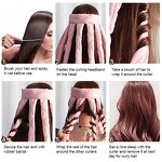 Hair Curler Headband Manufacturer - Heatless Curling Rod Portable No Heat Silk