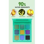 Eye Shadow Palette Manufacturer - Private Label Custom Brand Double Mini Travel Glitter with Gold Package