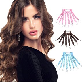 Hair Curler Headband Manufacturer - Heatless Curling Rod Portable No Heat Silk