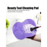 Makeup Brush Cleaner Mat Manufacturer - Silicon Cleaning Pad Portable Washing Tool Scrubber