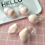 Makeup Sponge Manufacturer - Free Sample Light Pink Non Latex and Vegan Private Label Beauty Sponge Blender